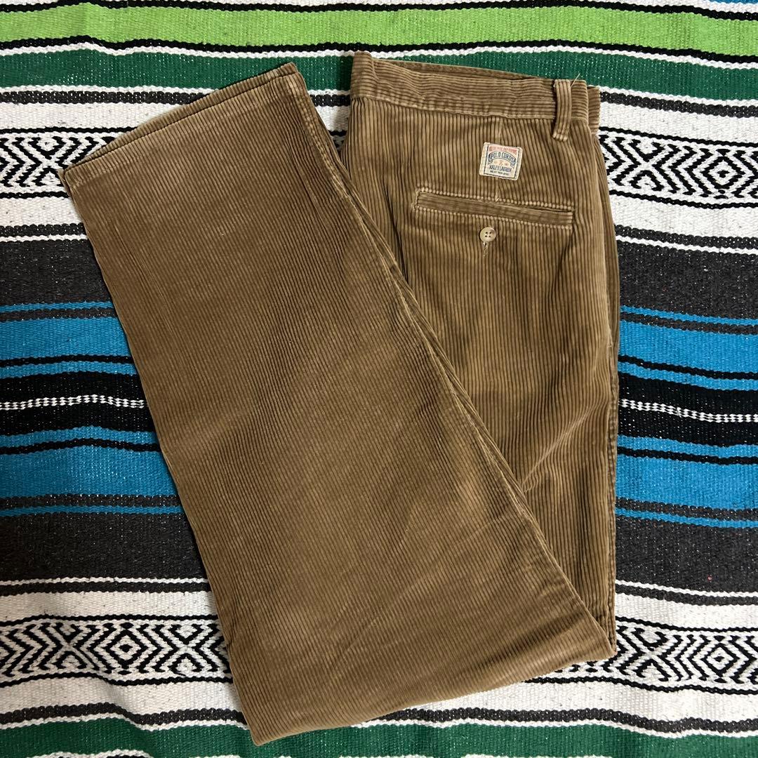 80s～90s Ralph lauren 2タック コーデュロイパンツ