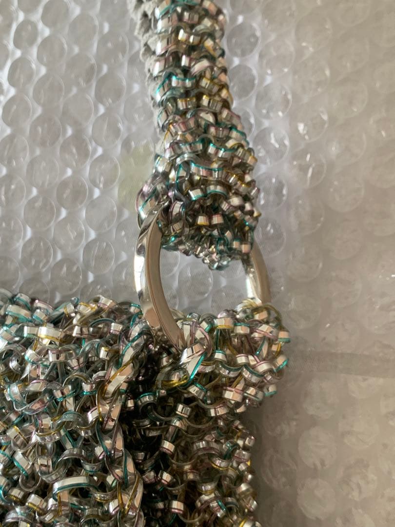 【極美品】正規品ANTEPRIMA ワイヤーバッグ 手提げ メタリックカラー