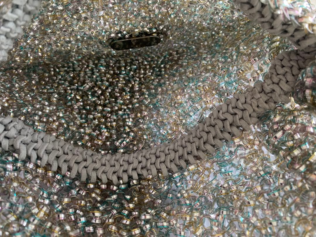 【極美品】正規品ANTEPRIMA ワイヤーバッグ 手提げ メタリックカラー