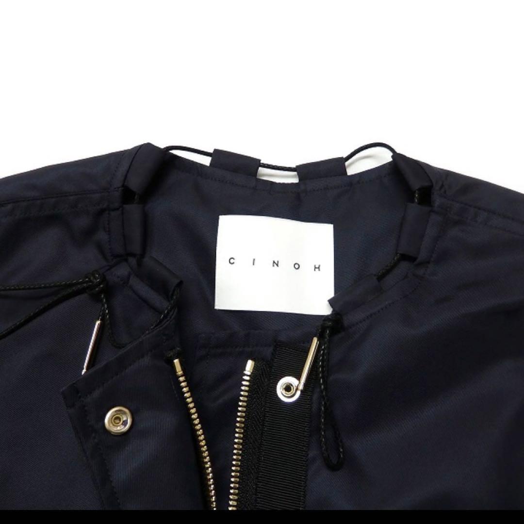 チノ CINOH エコナイロン ノーカラー 紺