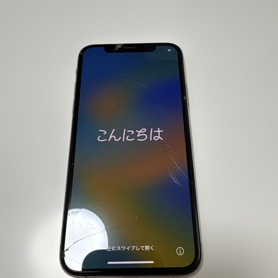 iPhone Xsゴールド 画面傷あ