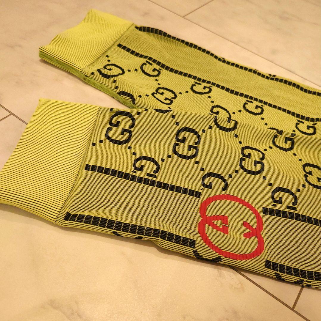 メル63282　グッチ モノグラム ジャカード レギンス