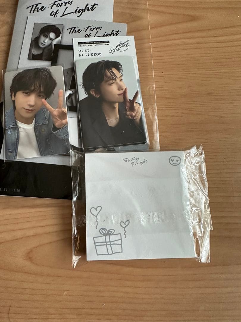 パクヒョンシク　センイルカフェ　ソウル 公式限定➕ラッキードローメモ帳とトレカ