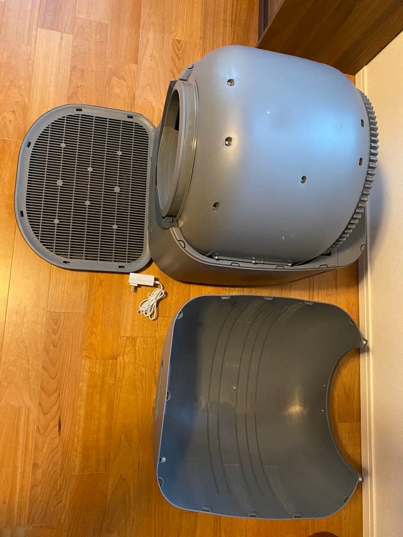 HHOLOVE 自動猫トイレPRO L1ダークグレー多頭飼いにも対応