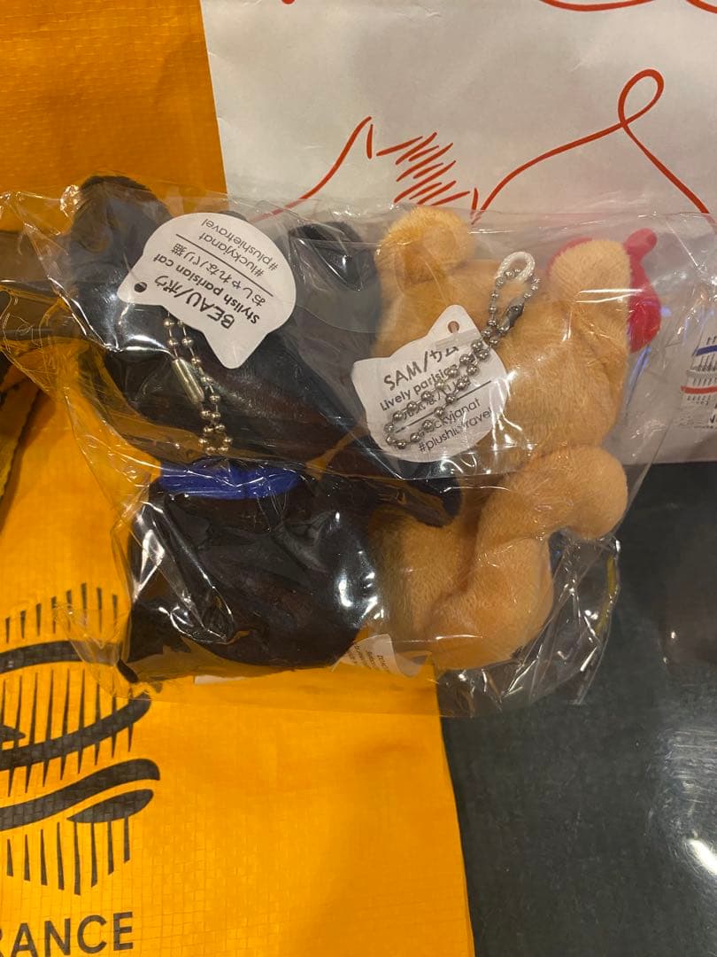 万博フランスJanat 紅茶2個非売品ぬいぐるみ2体トートバッグ2 紙袋1セット