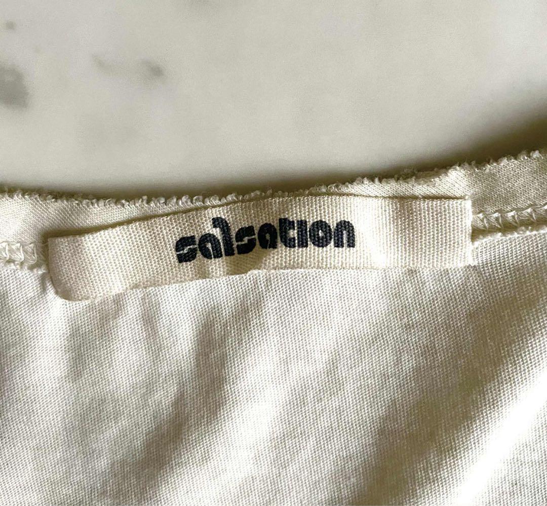 サルセーション　salsation 新作　白　Tシャツ　Sサイズ