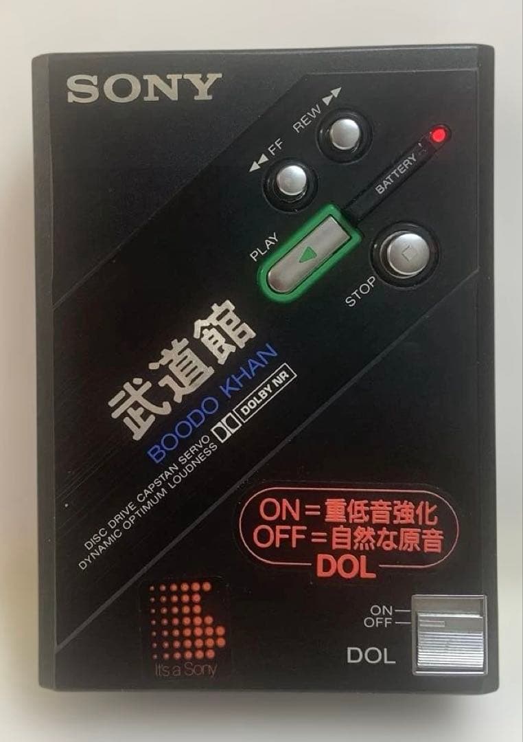 SONY 武道館 DD-100 Boodo Khan カセットプレーヤー