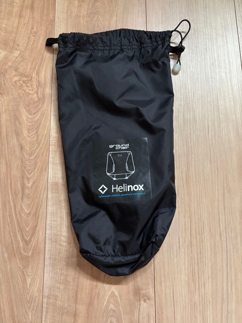 美品 Helinox ヘリノックス グラウンドチェア BK ブラック