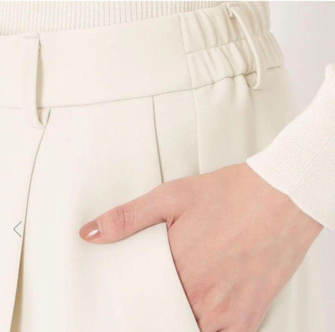 S.ESSENTIALS ウォッシャブルパンツ size36 オフホワイト