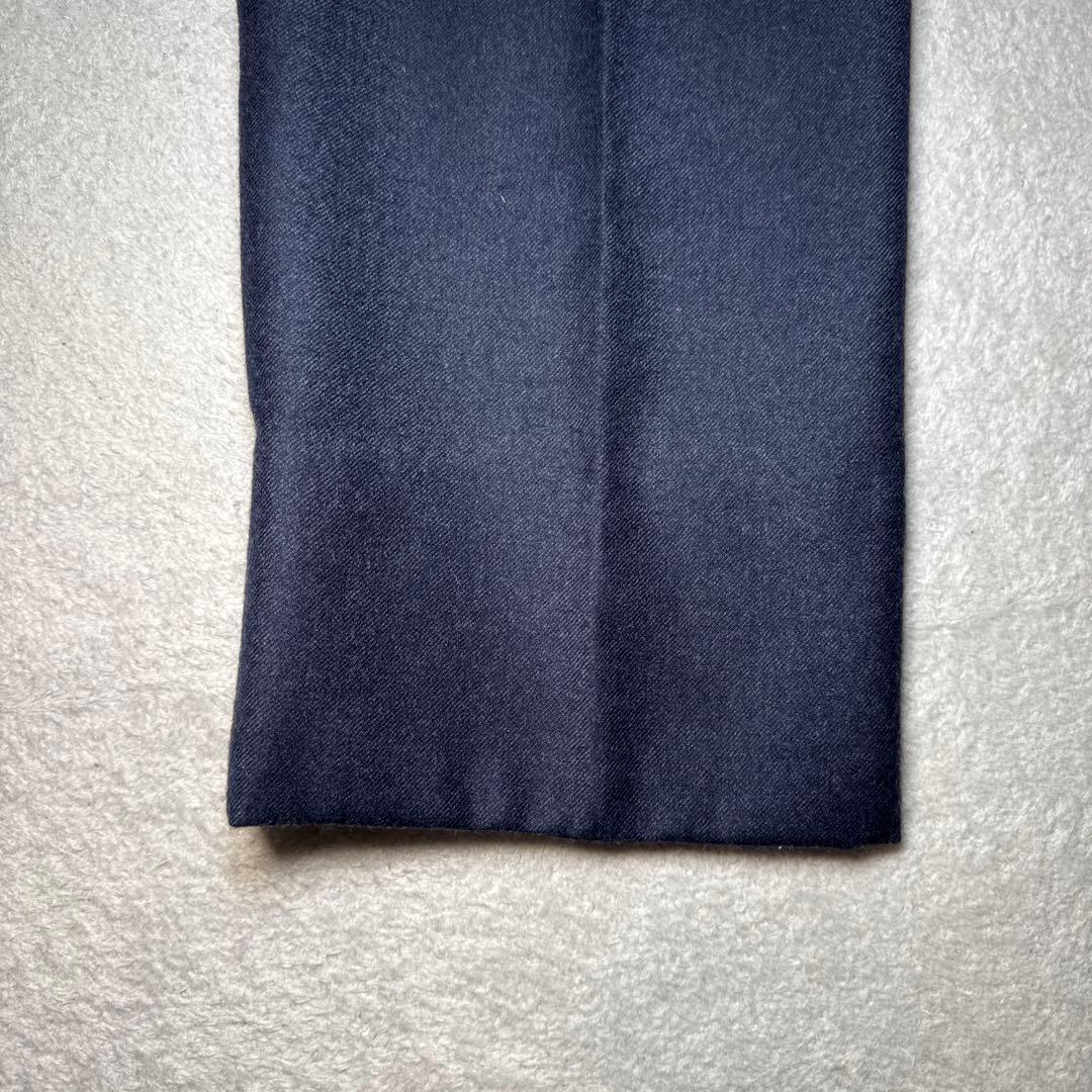33 未使用　秋冬　インコテックス　ウール　ネイビー　42 XS
