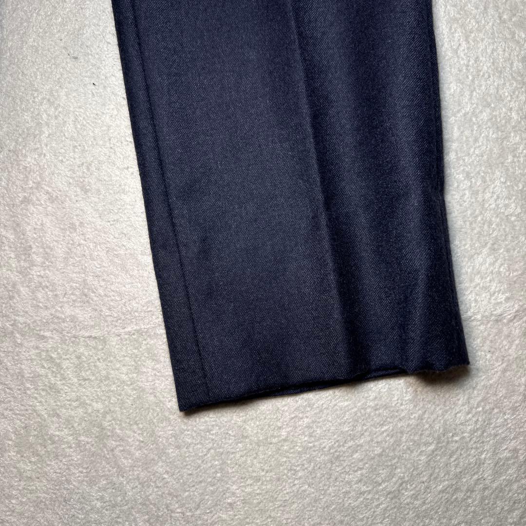 33 未使用　秋冬　インコテックス　ウール　ネイビー　42 XS