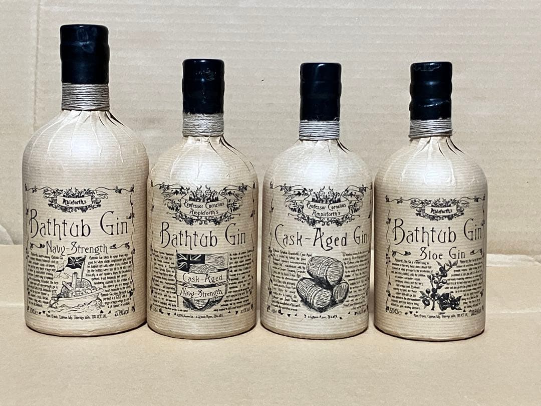 ★【希少】【限定版】バスタブ ジン 4本セット GIN スピリッツ