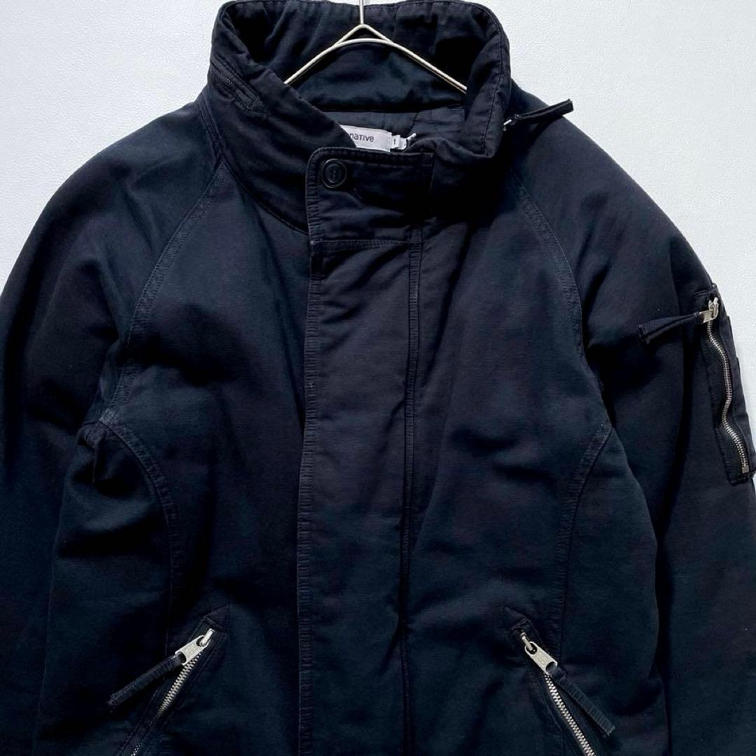 【山下智久着用モデル】nonnative キルティング中綿ジャケット 黒 M相当