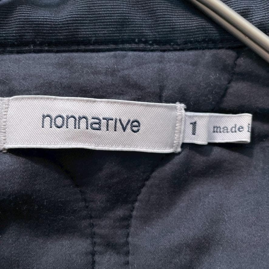 【山下智久着用モデル】nonnative キルティング中綿ジャケット 黒 M相当