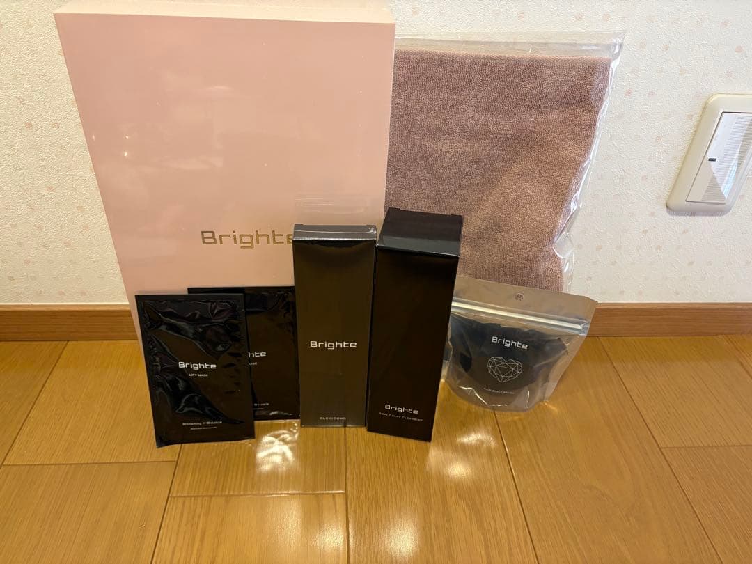 Brighte シャワードライヤー ピンク エレキコーム セット