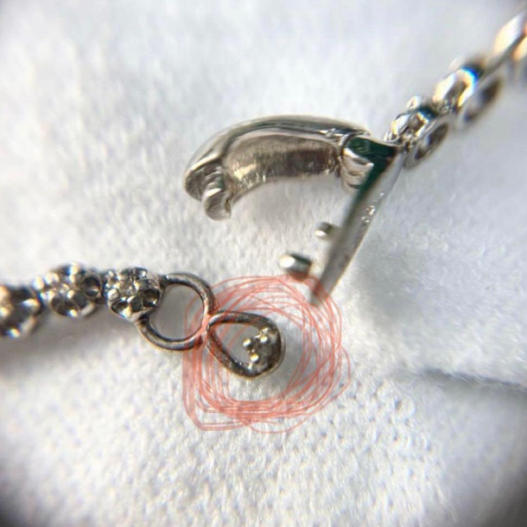 テニスネックレス 1.00ct 天然ダイアモンド シングルカット 鑑別書付き