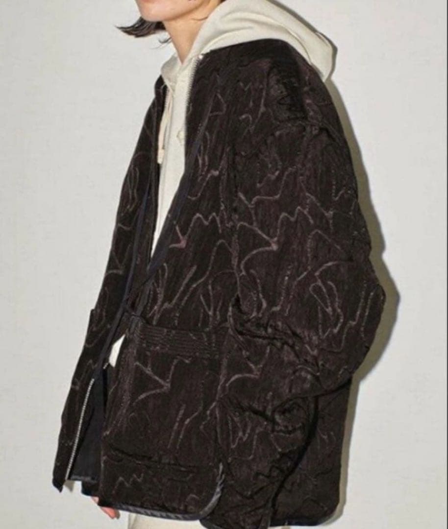 TODAYFUL Jacquard Piping Blouson ブラック36