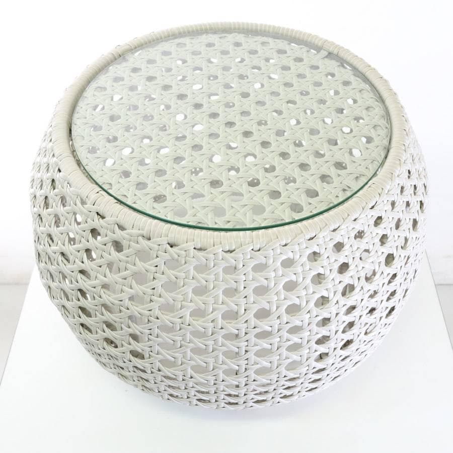 FLYMEe Villa エンドテーブル サイドテーブル ホワイト系 リゾート風