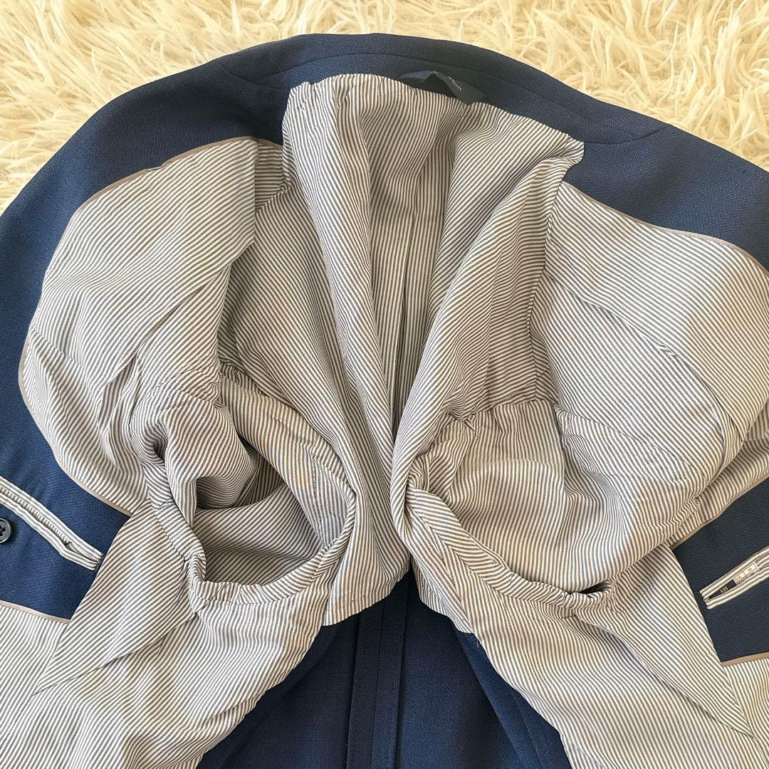 未使用級 Lサイズ 近年 ブルックスブラザーズ 紺ブレ 銀ボタン ジャケット 羊