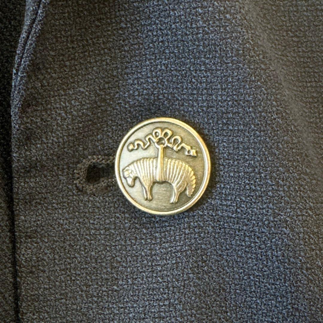 未使用級 Lサイズ 近年 ブルックスブラザーズ 紺ブレ 銀ボタン ジャケット 羊