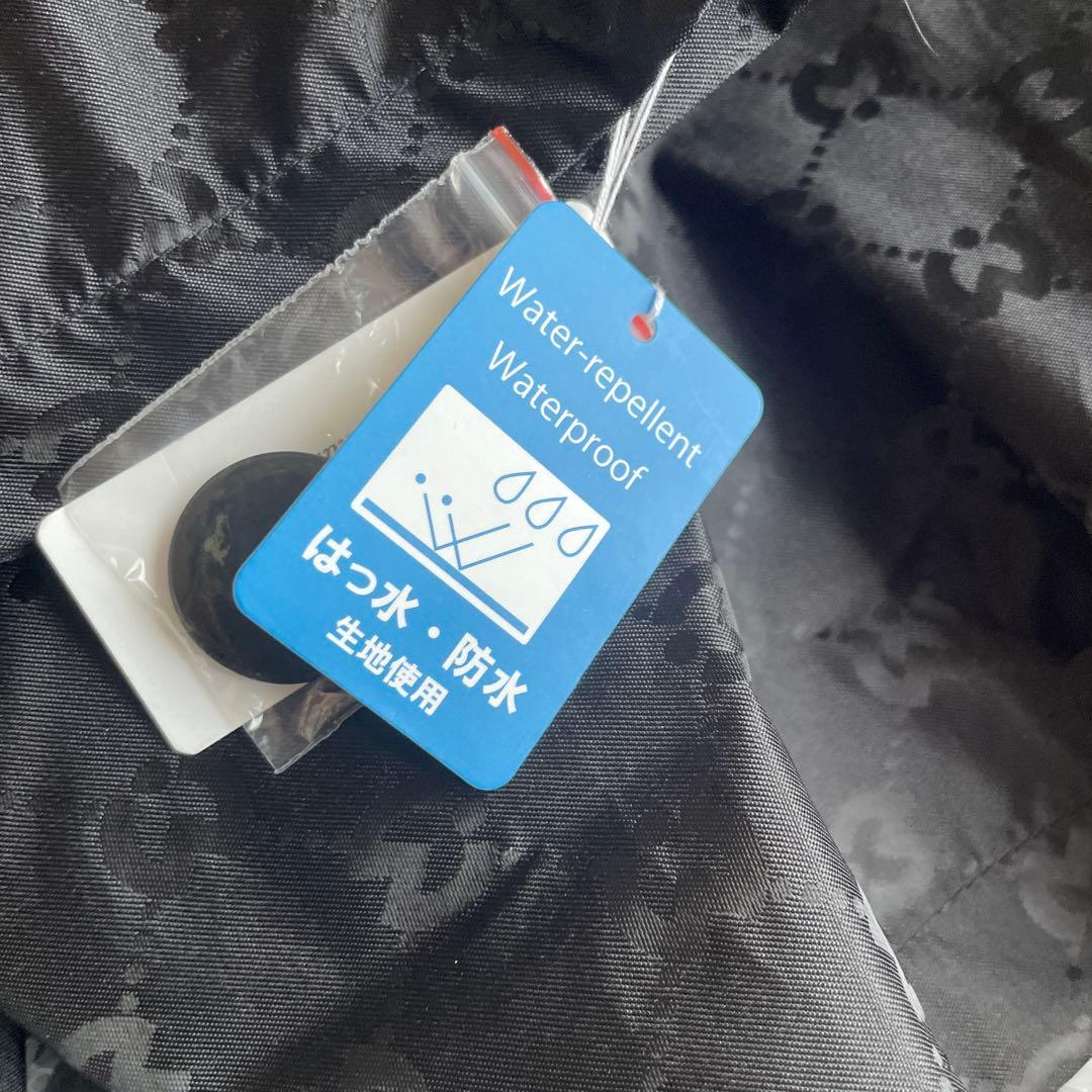 ミラ・ショーン ロゴジャガード レインコートM～L ブラック