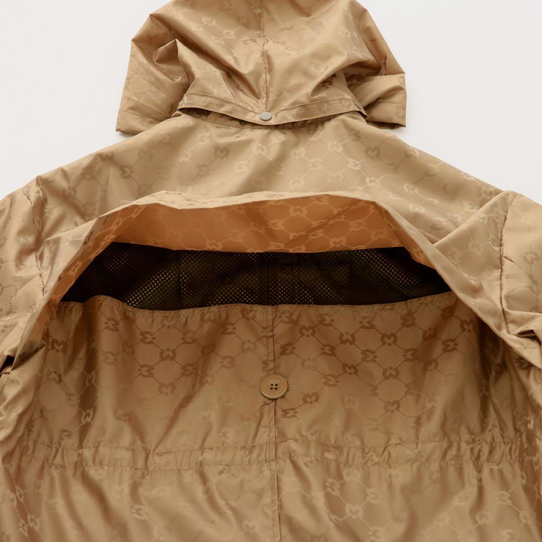 ミラ・ショーン ロゴジャガード レインコートM～L ブラック