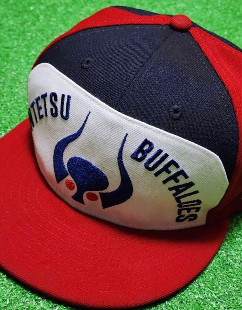 近鉄バファローズ　NEWERA 　59FIIFTY　トリコロール　岡本太郎