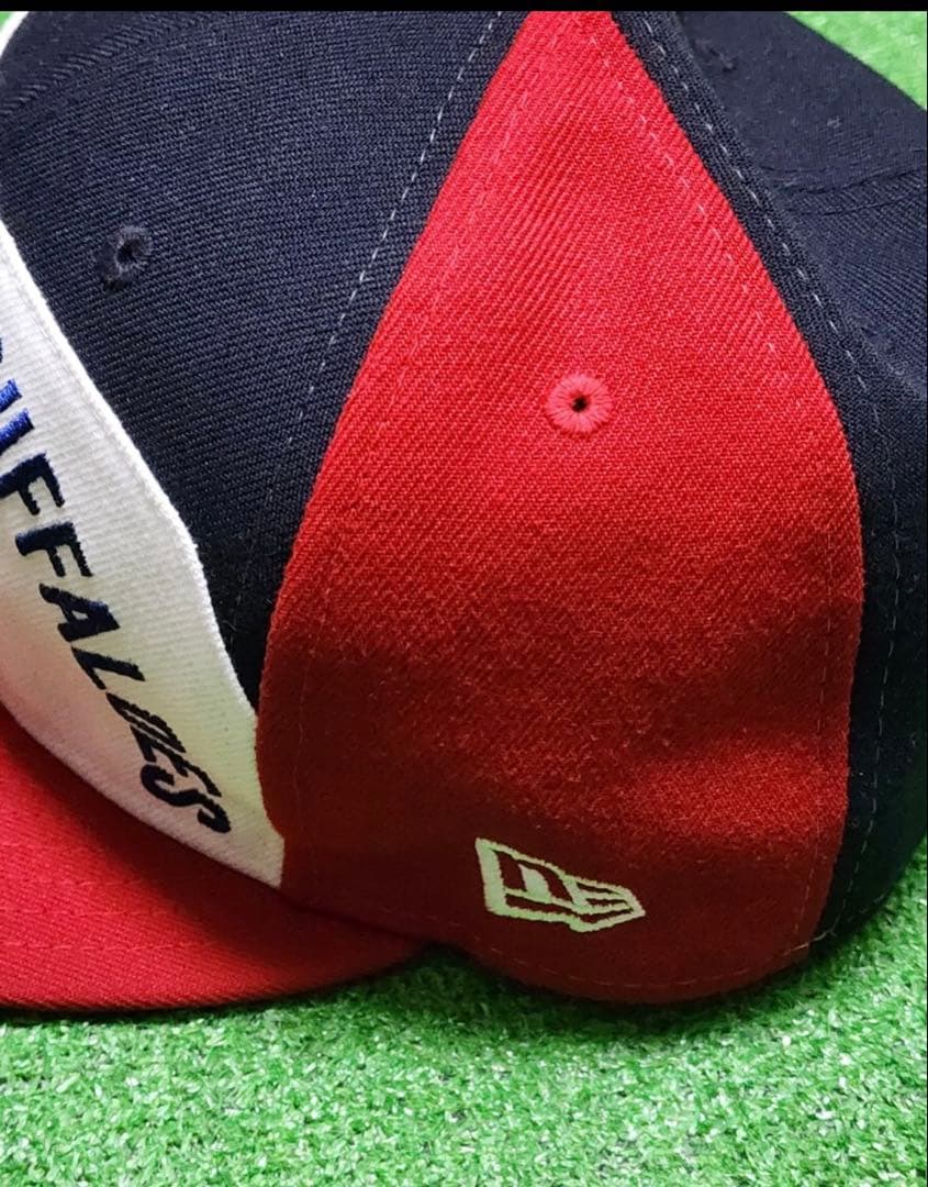 近鉄バファローズ　NEWERA 　59FIIFTY　トリコロール　岡本太郎