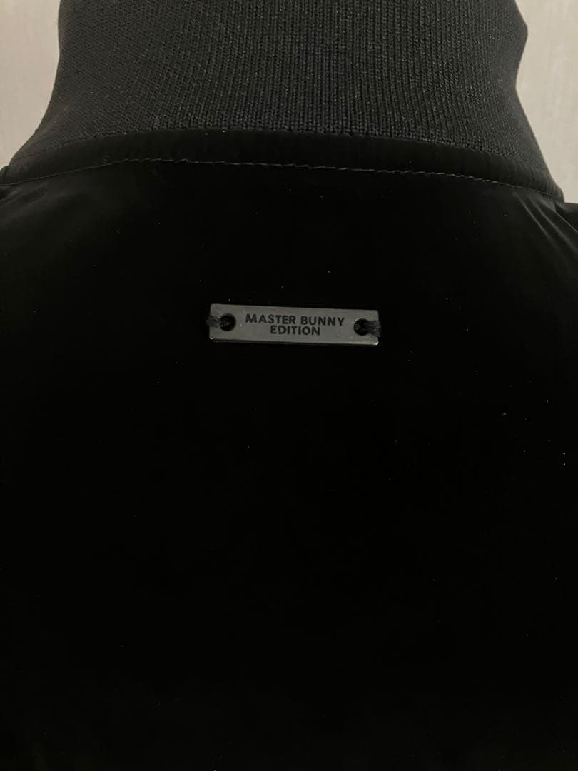 ★mari★ マスターバニー ベロア調ラミネートジャケット 黒