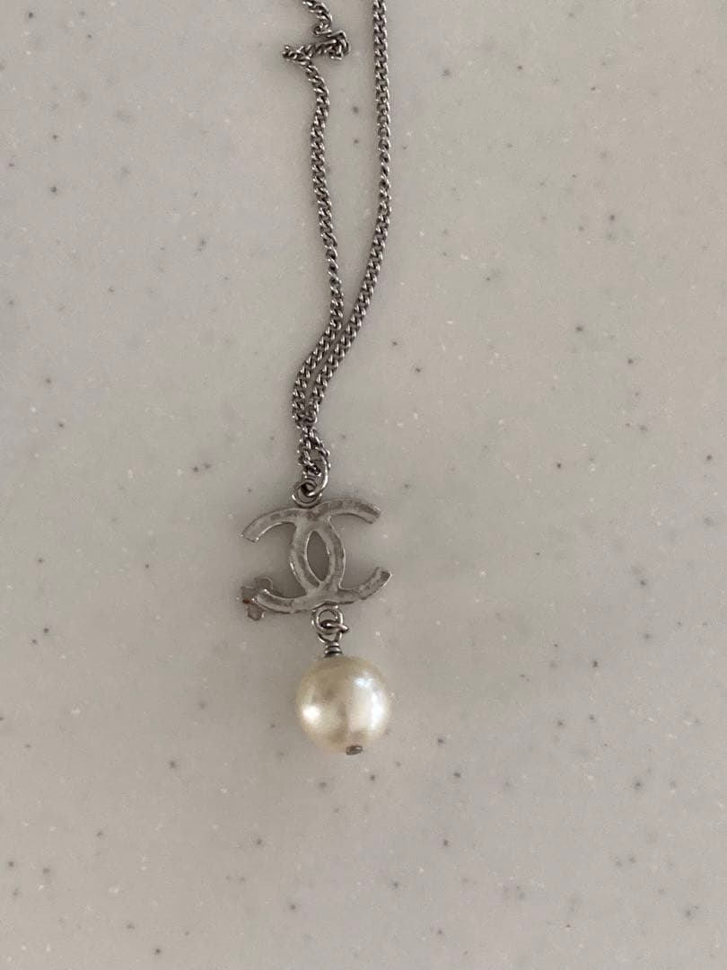 CHANEL シャネル　ネックレス　ココマーク　パール　クローバー