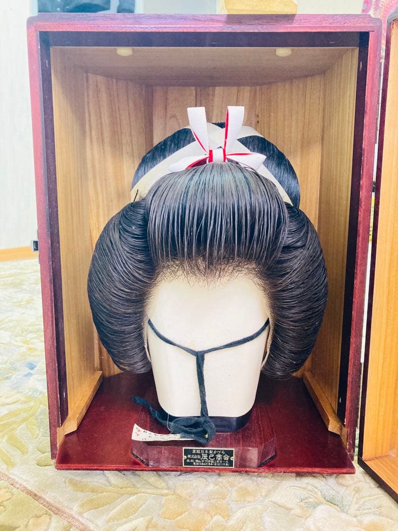 クーちゃん　文金高島田日本髪かつら