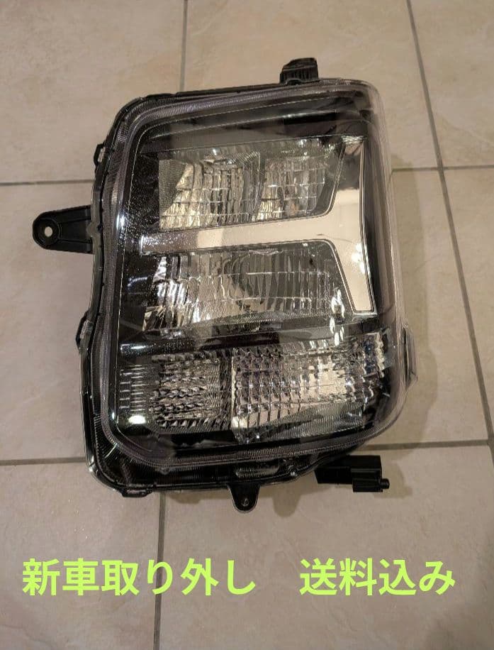 新車取り外し　スズキエブリワゴンマツダスクラムワゴン　純正ヘッドライト2個セット