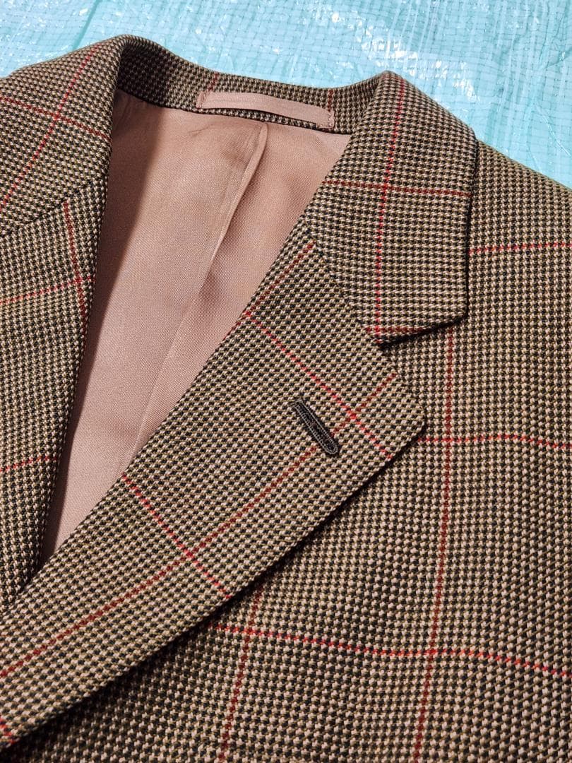 h*s様 新品未使用 batak ハンドメイドのサンプル ツイードジャケット L