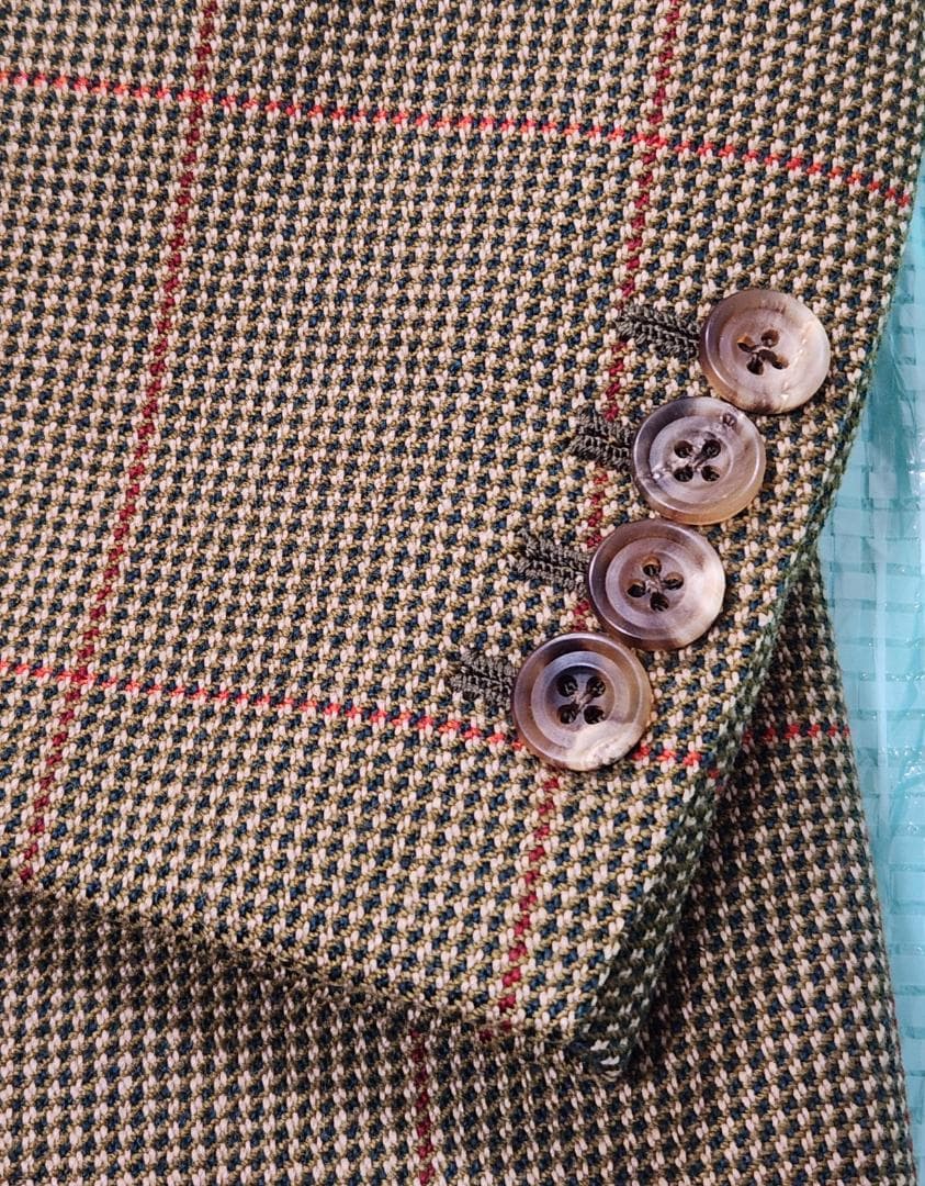 h*s様 新品未使用 batak ハンドメイドのサンプル ツイードジャケット L