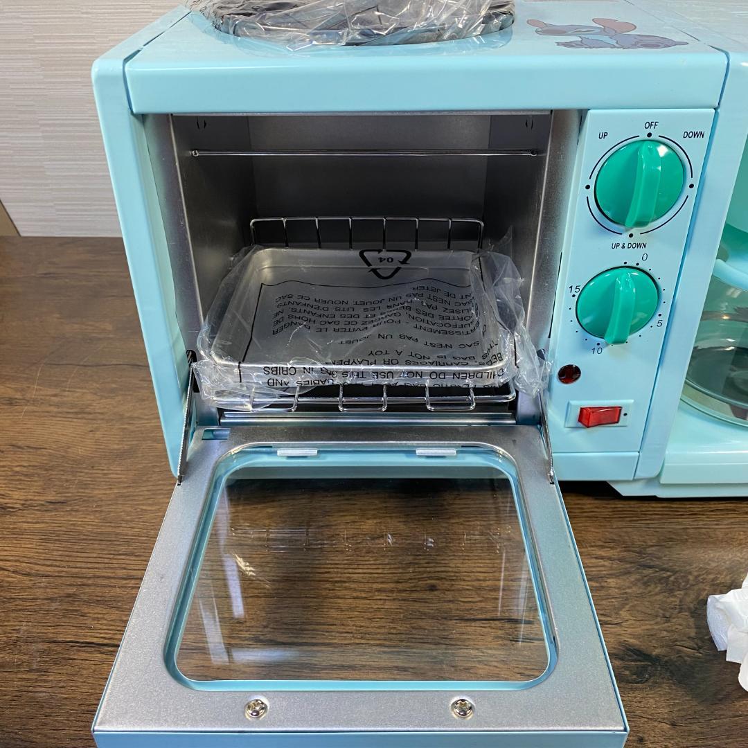 リロ＆スティッチ　オーブントースター＆目玉焼き＆コーヒーメーカー
