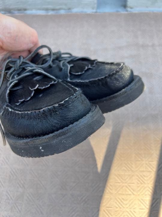 最終値下げ‼︎yuketen ユケテン　ハラコキルトタンレザーシューズ