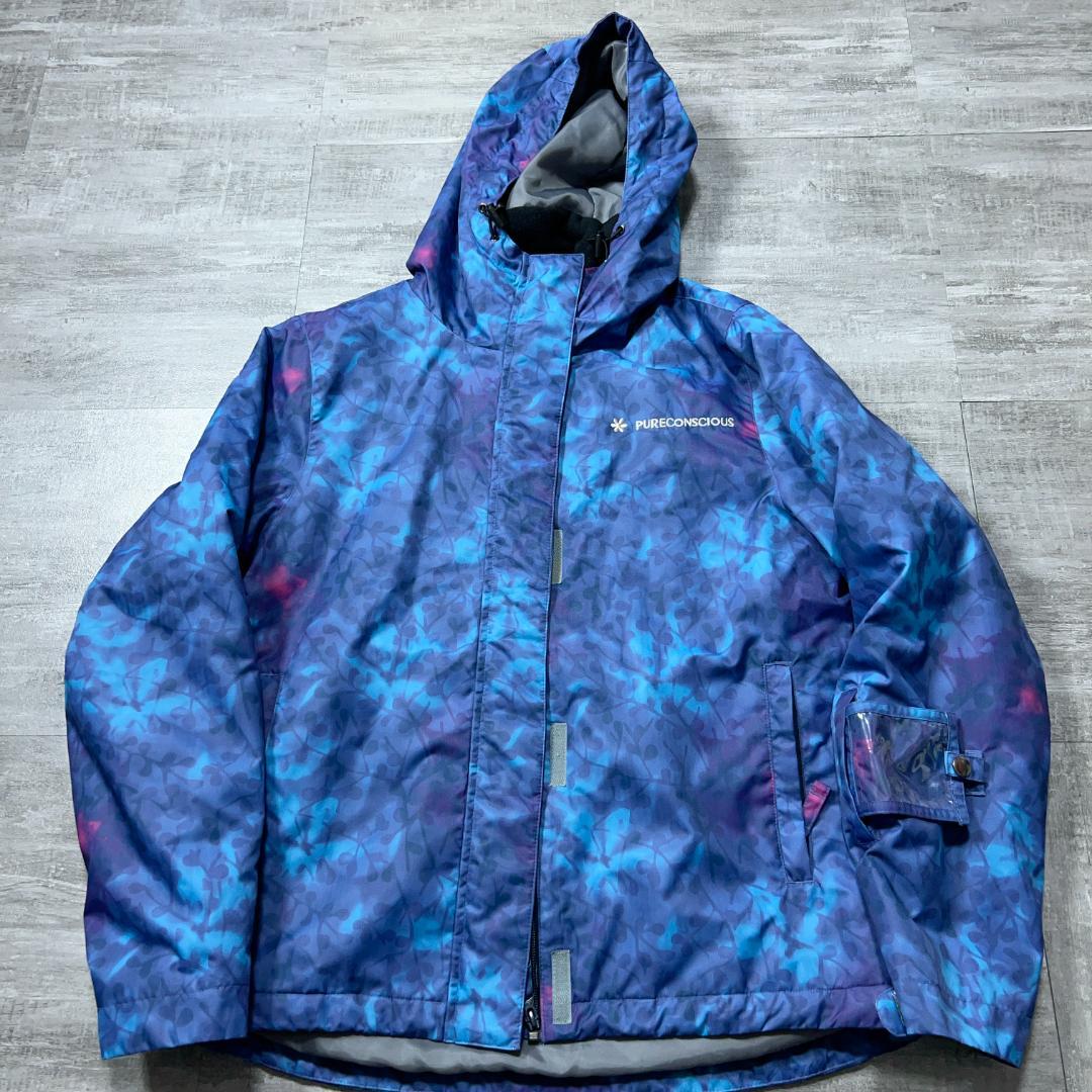 美品 大きいサイズ PURECONSIOUS スキーウェア 上下 レディースXL