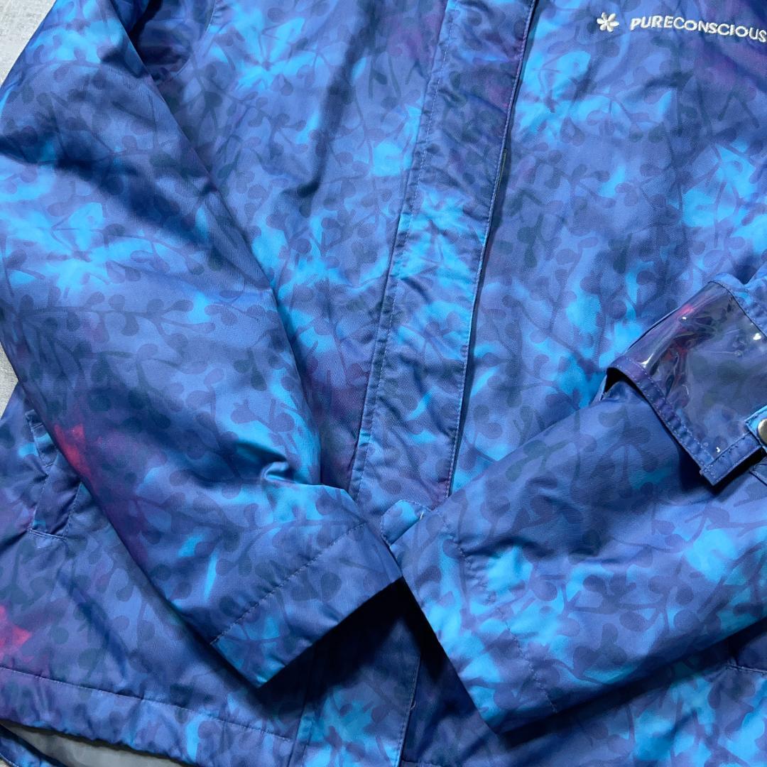 美品 大きいサイズ PURECONSIOUS スキーウェア 上下 レディースXL