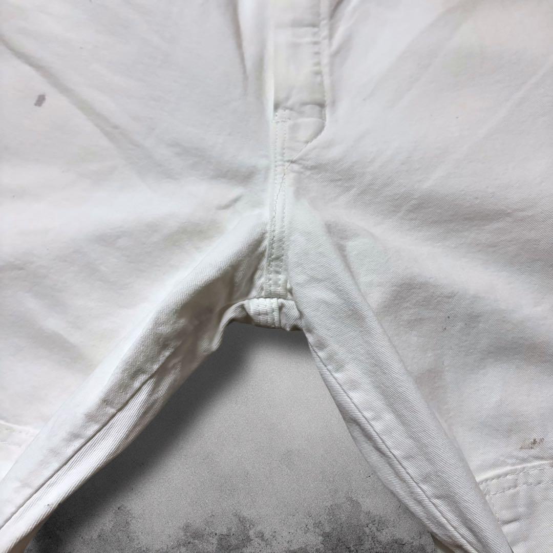 Dickies ダブルニー ペインターパンツ ワイドレッグ ダックパンツ 白