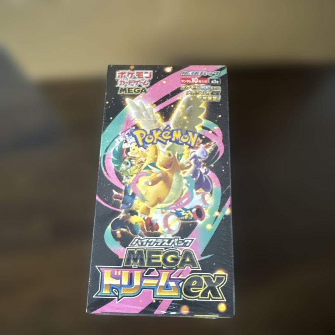 ポケモンカードゲームのMEGAドリームEX BOX シュリンク付き　ポケセン産