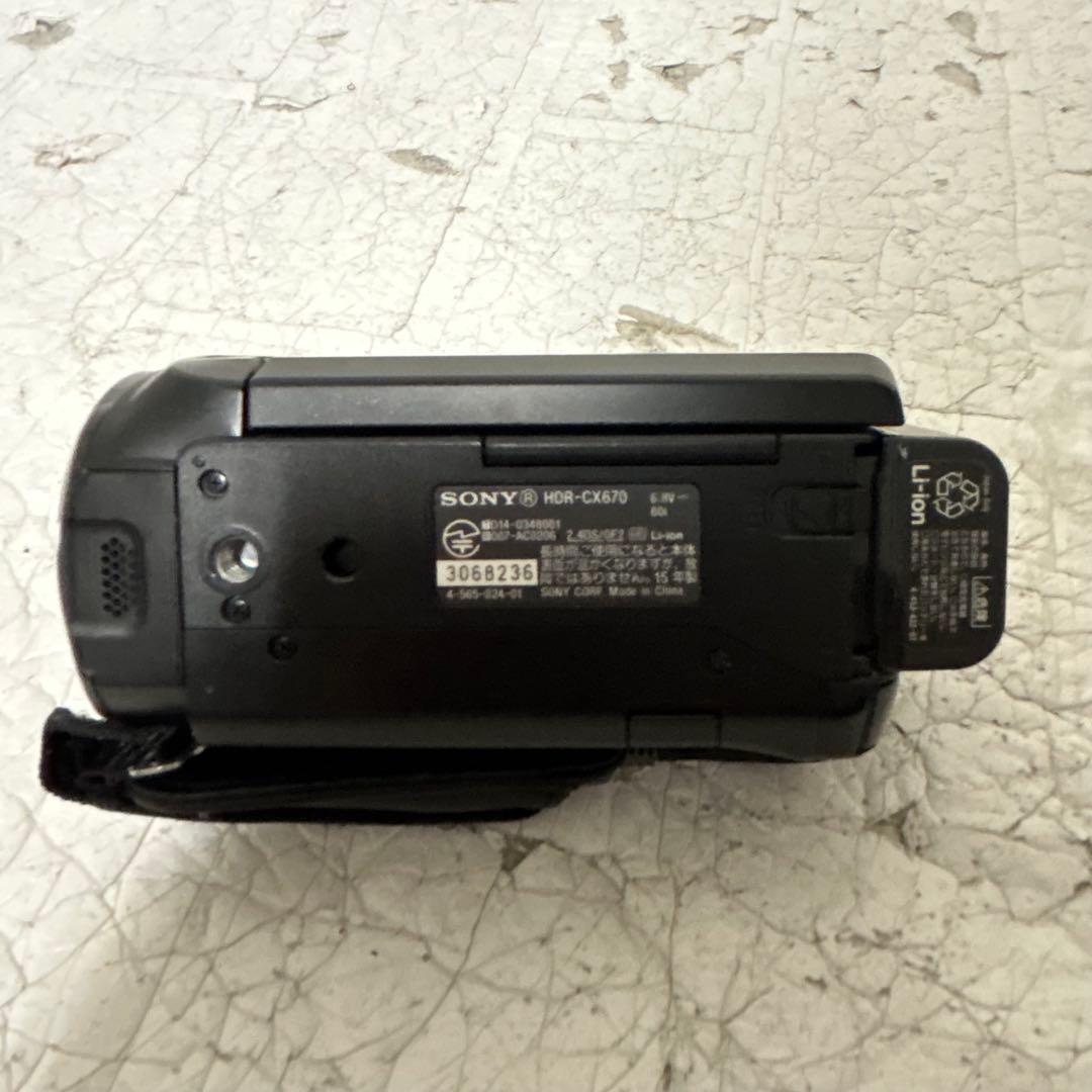 SONY HDR-CX670 ビデオカメラ