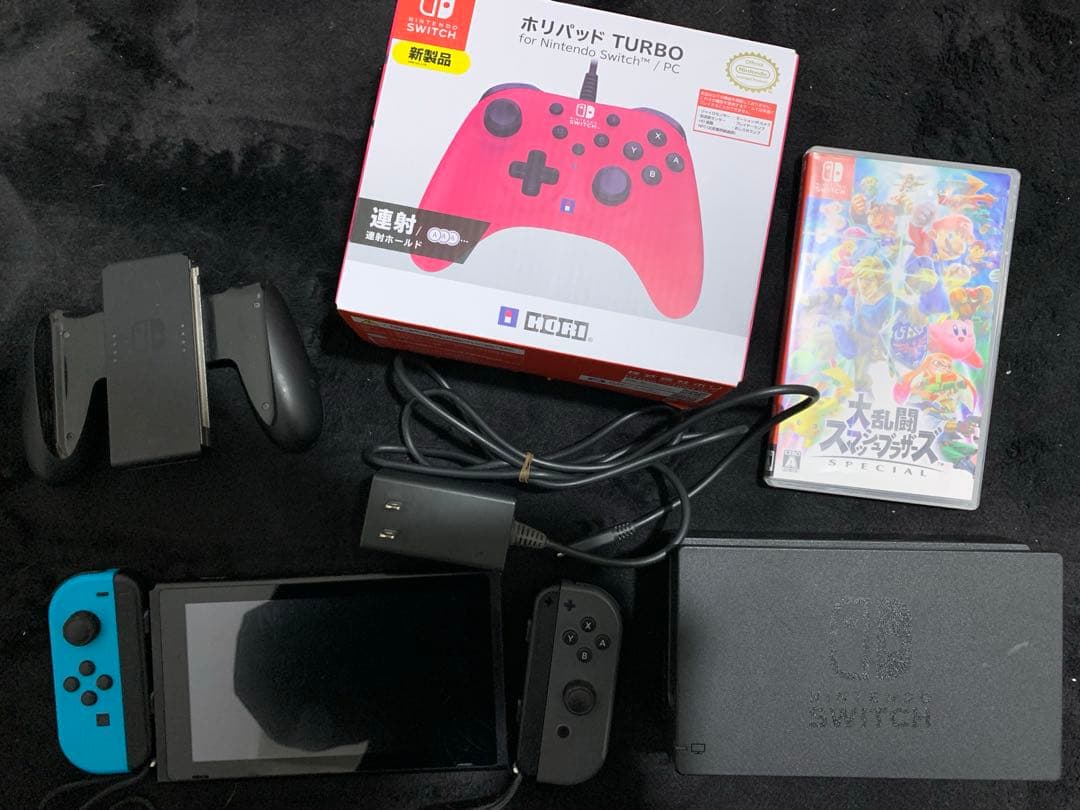 Nintendo switch +大乱闘スマブラ＋ホリパットTURBOフルセット