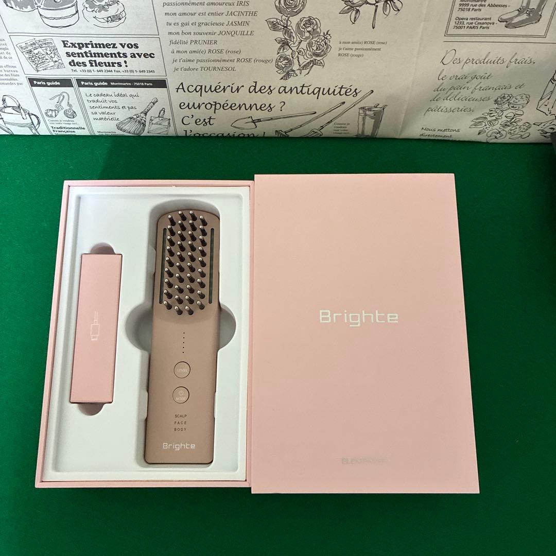 Brighte .エレキブラシ＋限定カラ−ピンク