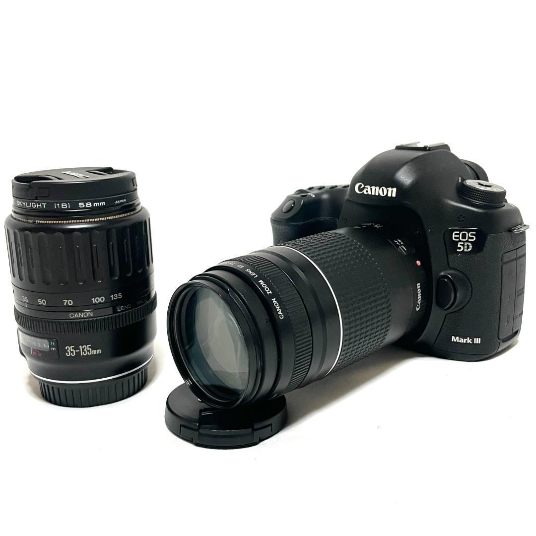 高速AF✨ Canon EOS 5D Mark III 超望遠ダブルレンズセット