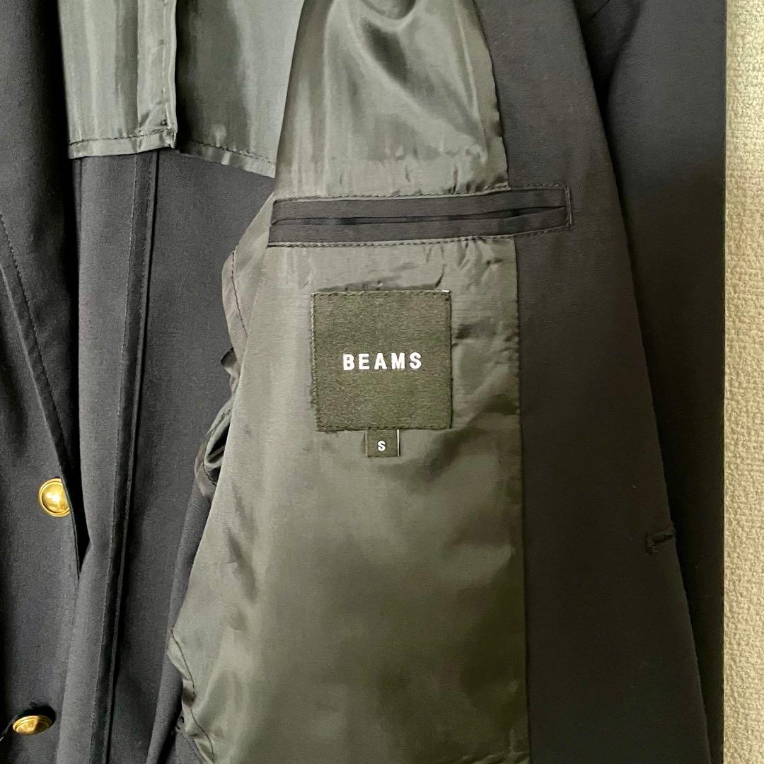 BEAMS 3ステップポケット ブレザー ジャケット ネイビー 紺ブレ メタル釦