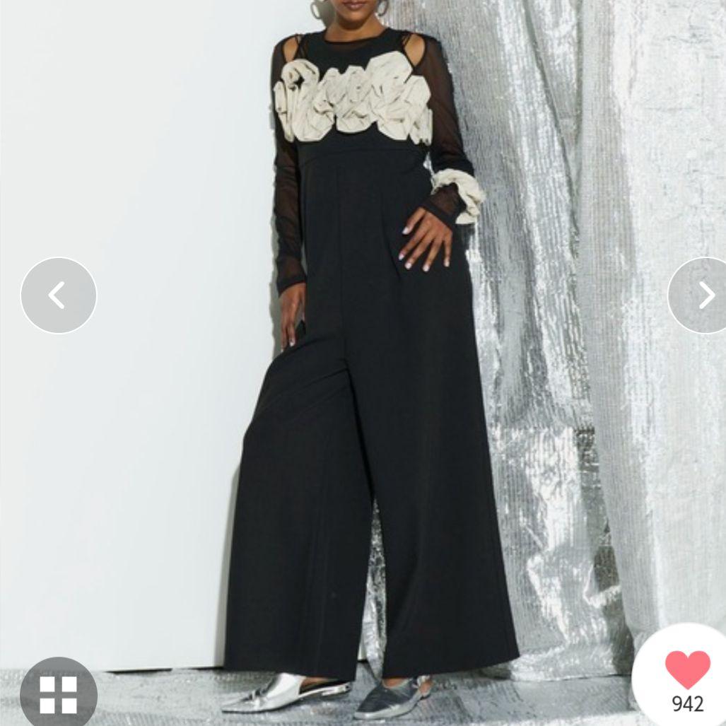 【ANDRESD】 3点セット ラッフルビスチェ パンツドレス 結婚式