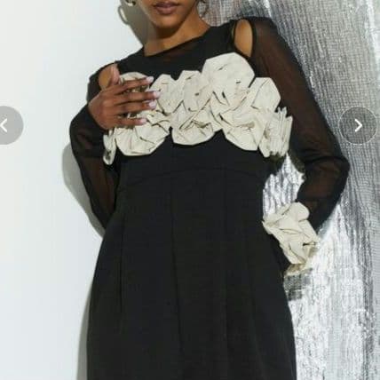 【ANDRESD】 3点セット ラッフルビスチェ パンツドレス 結婚式