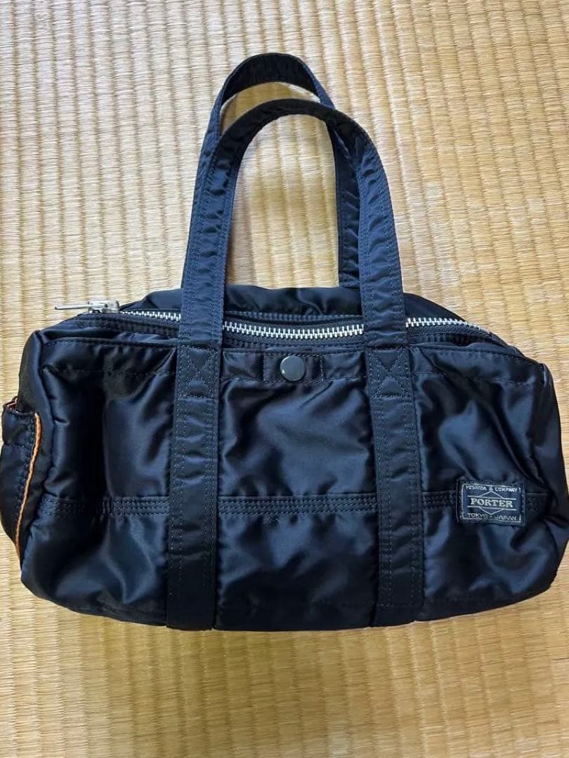 バッグ PORTER TANKAR mini boston black dram bag