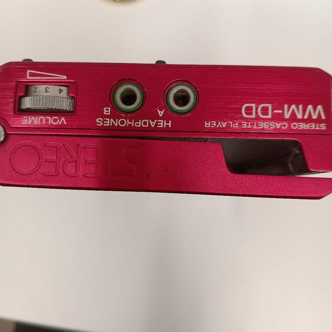 SONY ウォークマン(WALKMAN)-DD 赤 ジャンク品