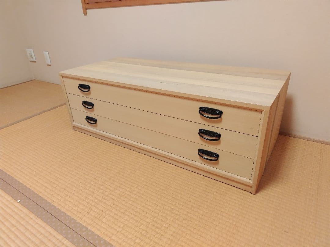 桐タンス　着物用　3段